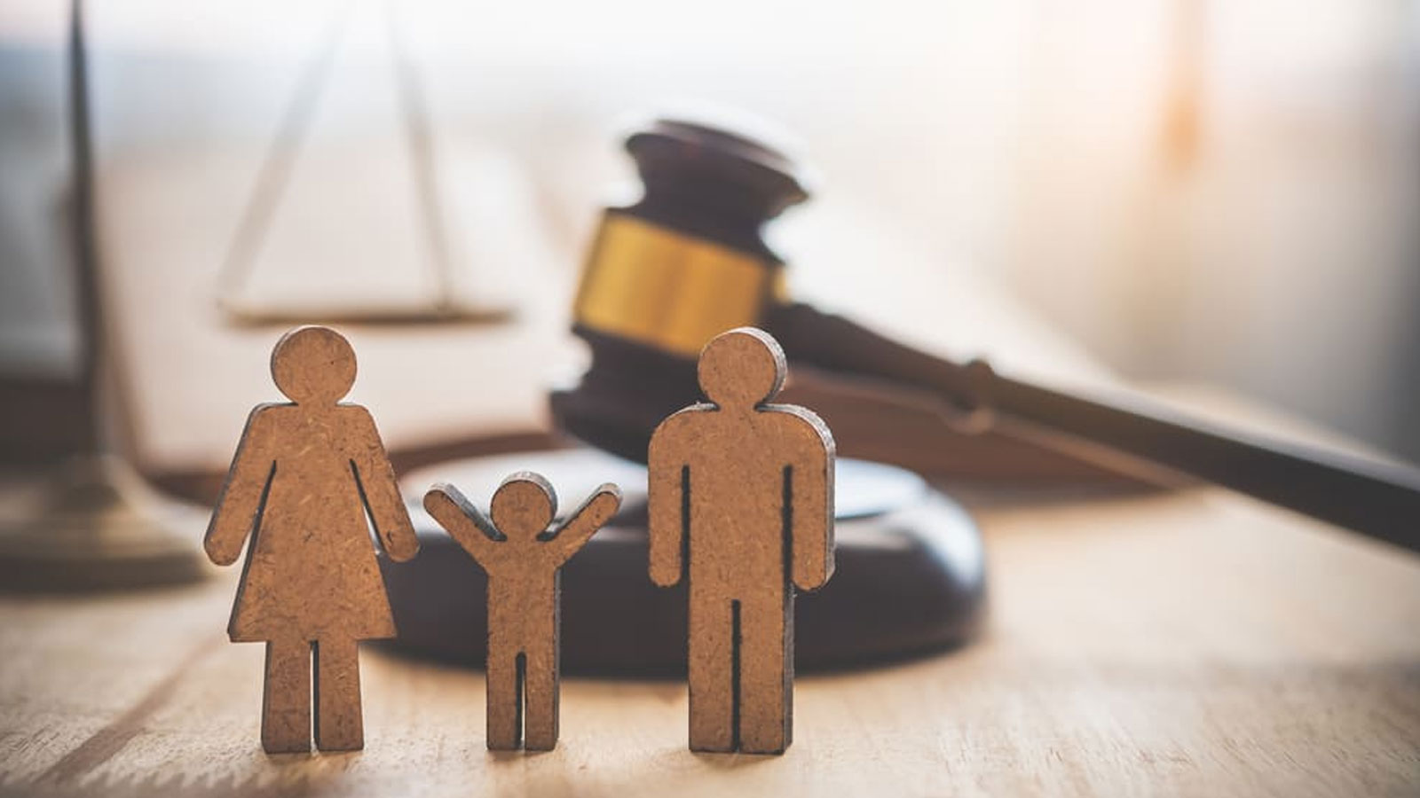 Fotografía alegórica de derecho de familia